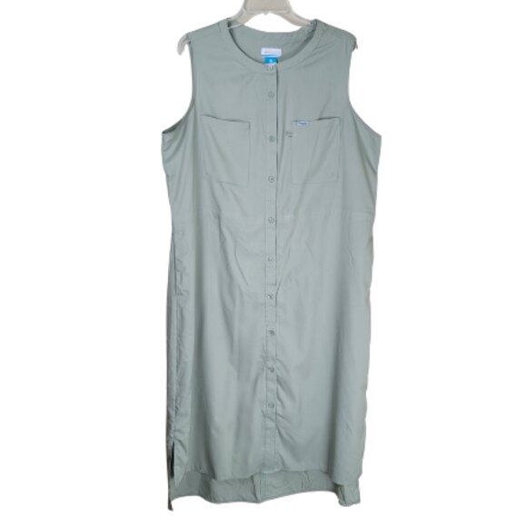 Columbia PFG Button Down Tamiami Tank Athletic Dress Size XXL - Picture 1 of 12